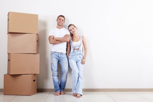 Local removals team working on a house move in Barnet