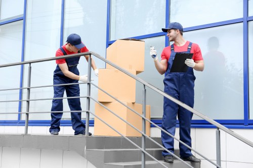 Barnet Movers team preparing items safely for relocation