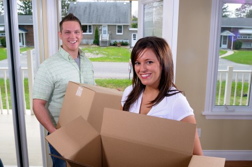 Removal team planning a home move in Barnet
