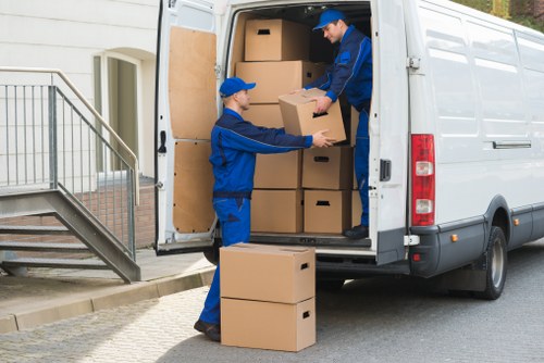 Barnet Movers team preparing a safe move with equipment