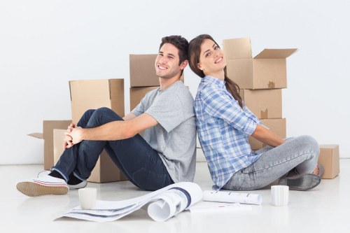 Professional loading of wrapped furniture for local removals in Barnet