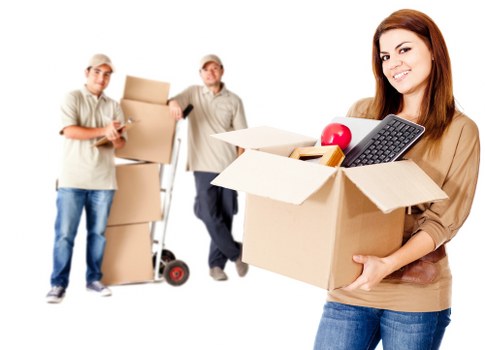 Business furniture and equipment prepared for a move in Barnet