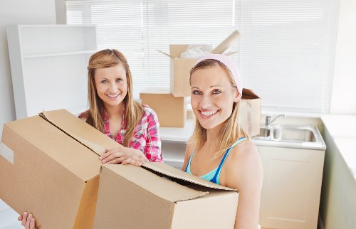 Local movers loading items for a Barnet relocation