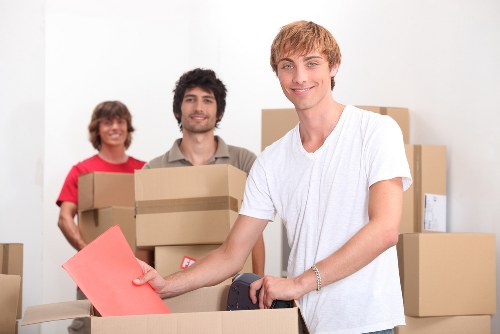 Packing and furniture handling during a Barnet house move